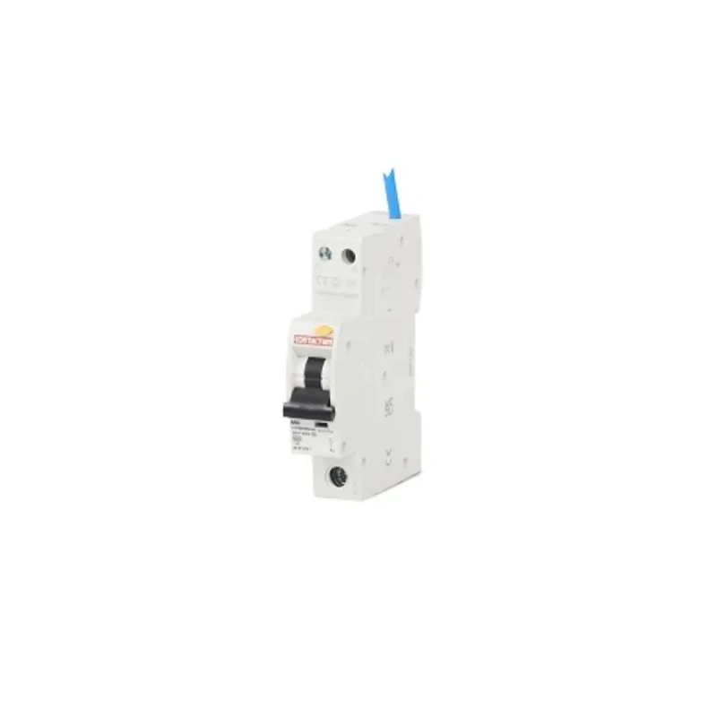 Contactum Residual Current Circuit Breaker with Overload Protection 50A Current Rating 1-Pole 30mA Trip CCPBR0650AB