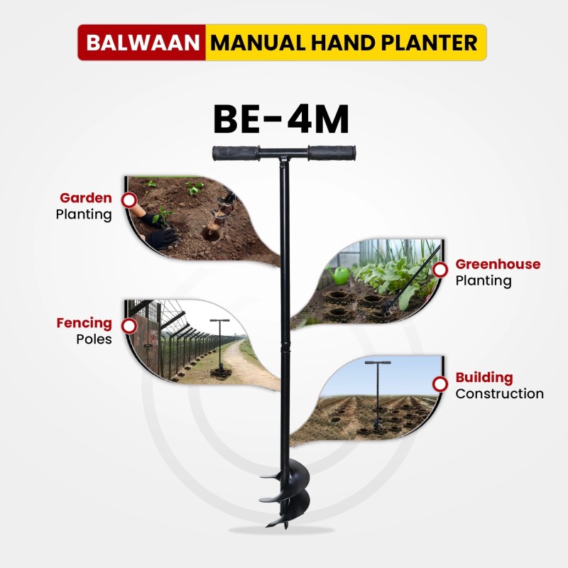 Balwaan Manual Earth Auger 4 Inch BE-4M