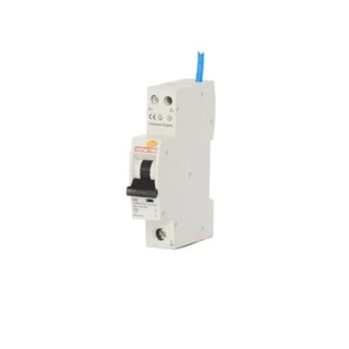 Contactum Residual Current Circuit Breaker with Overload Protection 32A Current Rating 1-Pole 30mA Trip CCPBR1032AC