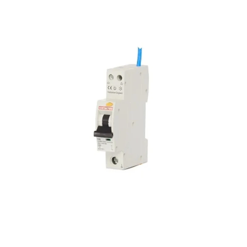 Contactum Residual Current Circuit Breaker with Overload Protection 32A Current Rating 1-Pole 30mA Trip CCPBR1032AC