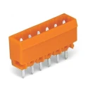 WAGO 231 Series Pluggable Terminal Block, 6-Contact, 5 mm Pitch, 1 Row, Polyamide Housing, Male Connector 231-336/001-000