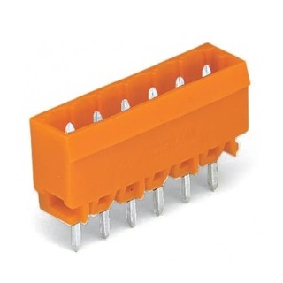 WAGO 231 Series Pluggable Terminal Block, 6-Contact, 5 mm Pitch, 1 Row, Polyamide Housing, Male Connector 231-336/001-000