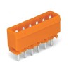 WAGO 231 Series Pluggable Terminal Block, 6-Contact, 5 mm Pitch, 1 Row, Polyamide Housing, Male Connector 231-336/001-000