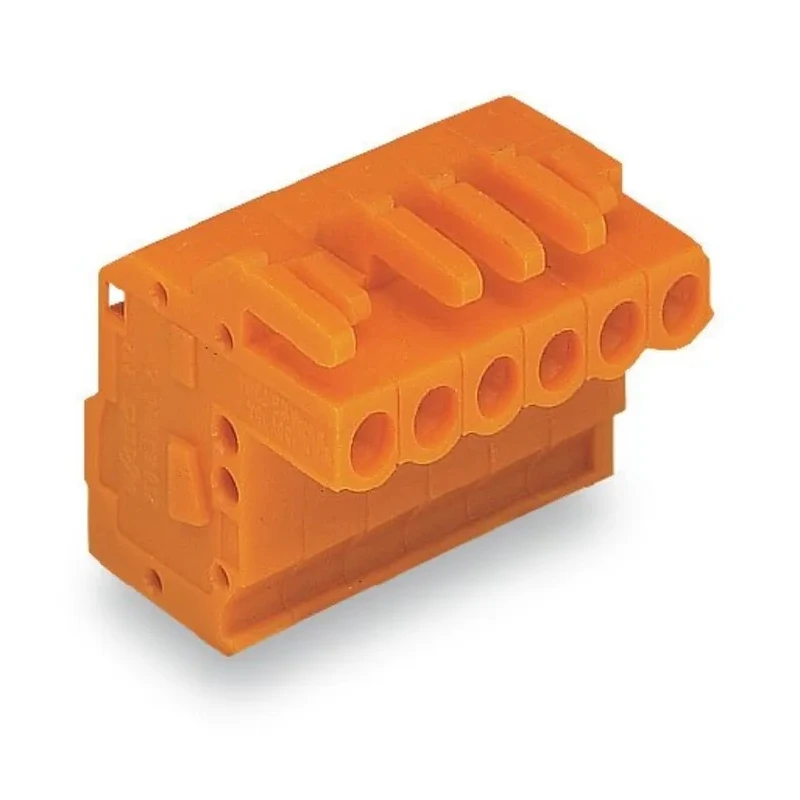 WAGO Pluggable Terminal Block 4-Contact 5.08 mm Pitch 1 Row 300V Polyamide 66 Housing 232-304/026-000