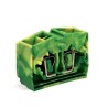 WAGO 264 Series Modular Terminal Block Yellow Green 2.5mm² 1-Level 4 Positions Cage Clamp 264-357