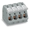WAGO PCB Terminal Block 6-Contact 10 mm Pitch 1 Row 300V 55A Polyamide 66 Housing 2716-106