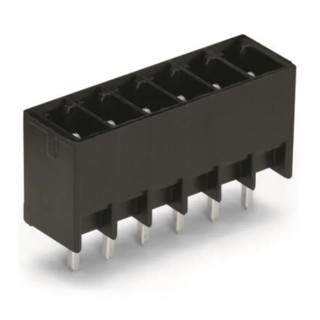 WAGO 714 Series Pluggable Terminal Block 5-Contact 3.5 mm Pitch 1 Row Male Connector 320V 10A 714-135