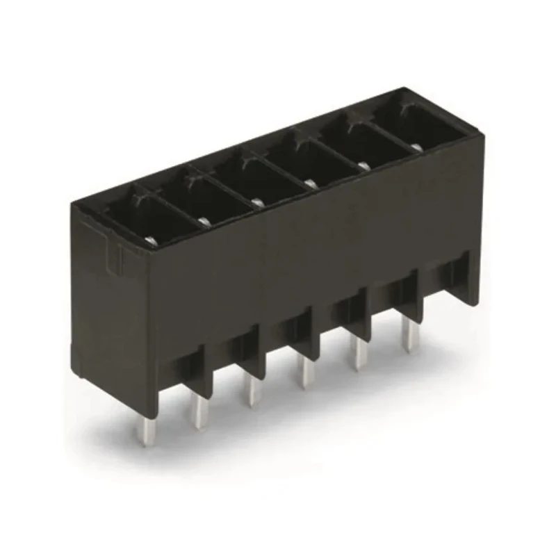 WAGO 714 Series Pluggable Terminal Block 5-Contact 3.5 mm Pitch 1 Row Male Connector 320V 10A 714-135
