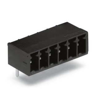 WAGO 714 Series Pluggable Terminal Block 4-Contact 3.5 mm Pitch 1 Row 320V 10A Polyamide Housing 714-164