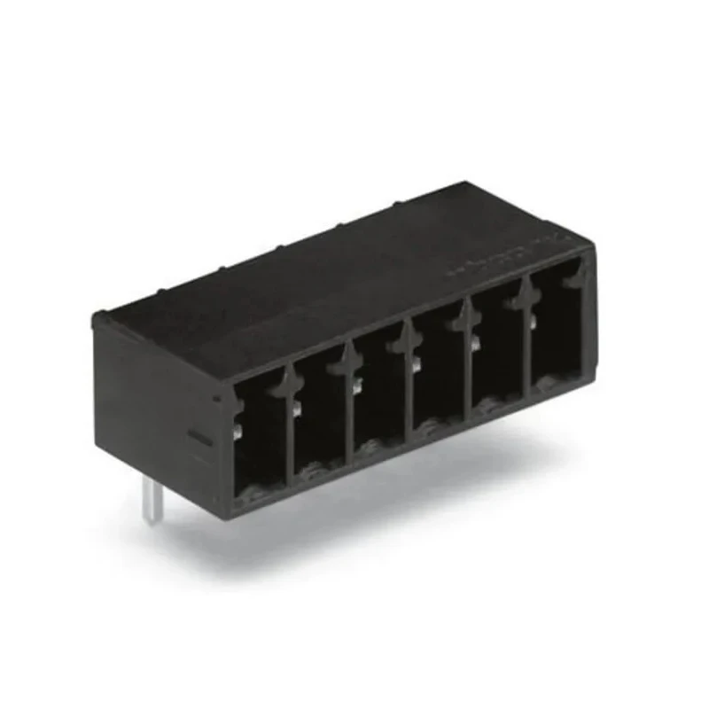 WAGO 714 Series Pluggable Terminal Block 4-Contact 3.5 mm Pitch 1 Row 320V 10A Polyamide Housing 714-164