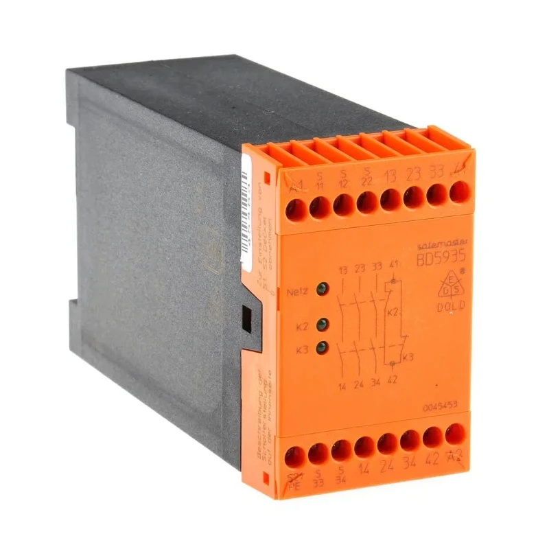 Dold Safety Relay Safety Interlock Switch 230V AC 3 Safety Contacts 1 Auxiliary Contact BD5935.48 AC50/60Hz 230V