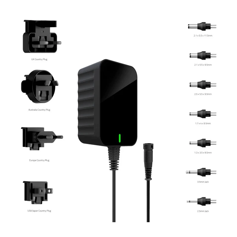 Friwo AC/DC Adapter 24V DC Output 18W Power 750mA Current Australia EU UK US Plug EDV1960567RS