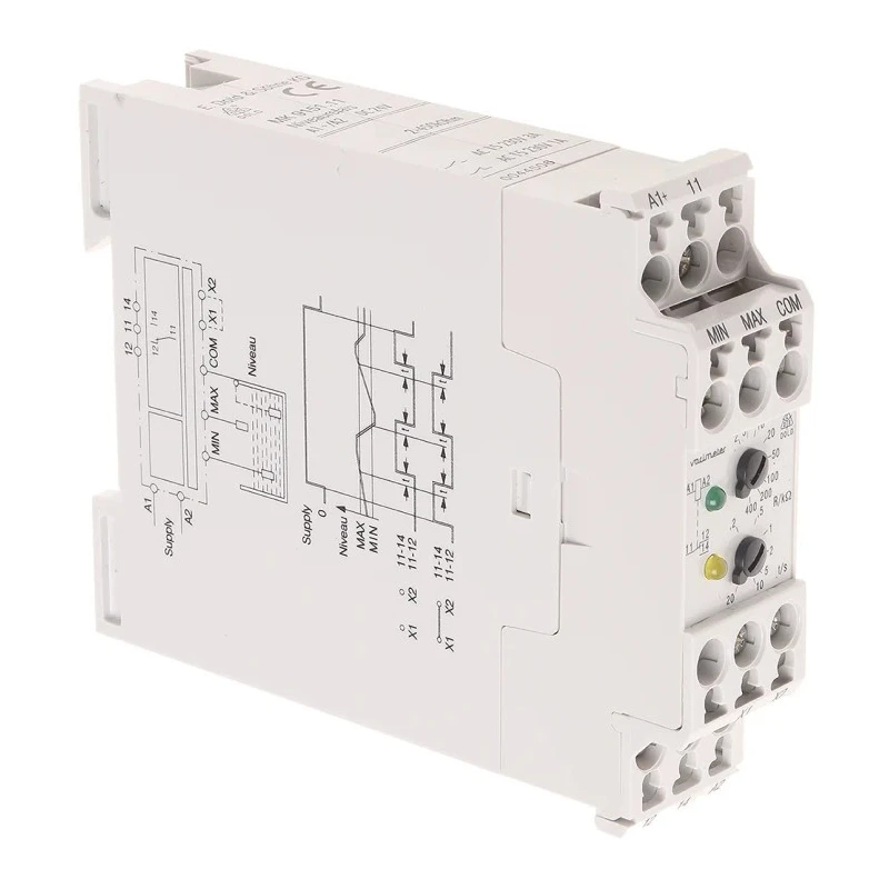 Dold Liquid Level Relay DIN Rail Mount 24V DC Input 4A Current Rating MK9151.11 2-450kOhm DC24V