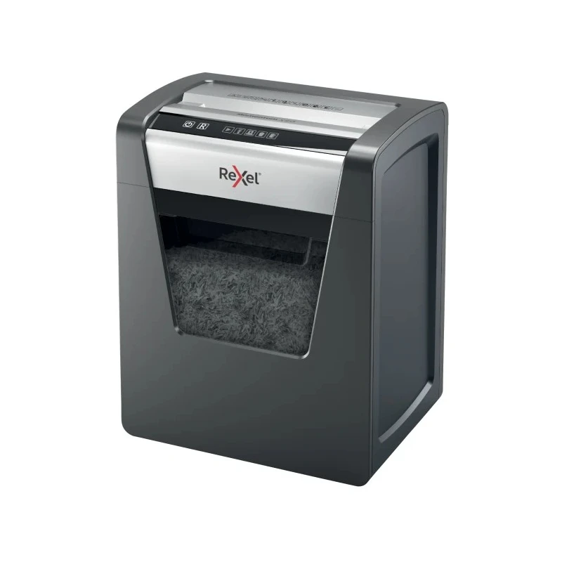Rexel Momentum X415 23 L Cross Paper Shredder P4 Cut 15 Sheet Capacity 223 mm Throat Width 465x370x279 mm 2104576EU