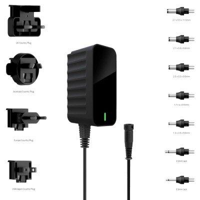 Friwo AC/DC Adapter with Australia, EU, UK, US Plug Types 7W Power 24V DC Output EDV1960564RS