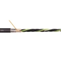 Igus 4 Core Black Multi-Core Main Power Cable 1.5mm² CSA Polyvinyl Chloride Jacket 85°C 100 m CF31.15.04 (100m)