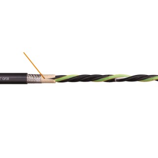 Igus 4 Core Black Multi-Core Main Power Cable 1.5mm² CSA Polyvinyl Chloride Jacket 85°C 100 m CF31.15.04 (100m)