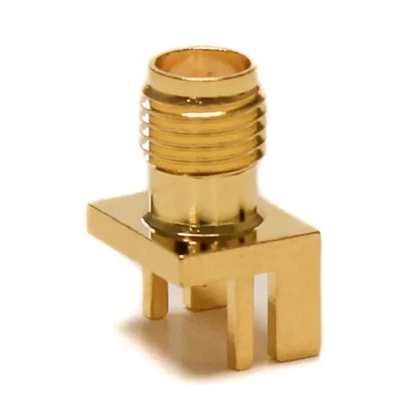 Mueller Electric SMA Series Coaxial Connector Edge Female SMA, 50 Ω, Straight Body Solder BU-1420701841