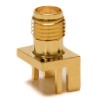 Mueller Electric SMA Series Coaxial Connector Edge Female SMA, 50 Ω, Straight Body Solder BU-1420701841