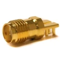 Mueller Electric SMA Series Coaxial Connector Edge Female SMA, 50 Ω, Straight Body Solder BU-1420761801