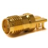 Mueller Electric SMA Series Coaxial Connector Edge Female SMA, 50 Ω, Straight Body Solder BU-1420761801