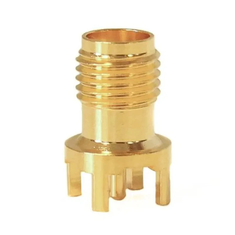 Mueller Electric SMA Series Coaxial Connector PCB Female SMA, 50 Ω, Straight Body Solder BU-1420701231