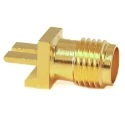 Mueller Electric SMA Series Coaxial Connector Edge Female SMA 50 Ω Straight Body Solder BU-1420761851