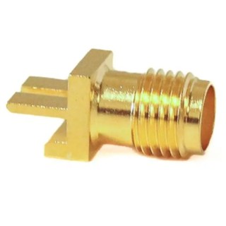 Mueller Electric SMA Series Coaxial Connector Edge Female SMA 50 Ω Straight Body Solder BU-1420761851