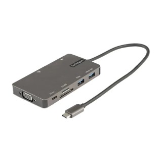 StarTech.com USB C Docking Station 3840 x 2160 Pixel HDMI VGA 3 USB Ports USB 3.1 Gen 1 DKT30CHVSDPD