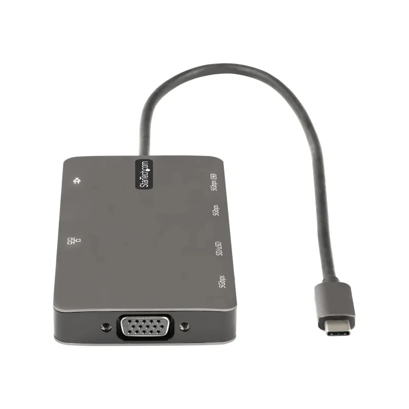 StarTech.com USB C Docking Station 3840 x 2160 Pixel HDMI VGA 3 USB Ports USB 3.1 Gen 1 DKT30CHVSDPD