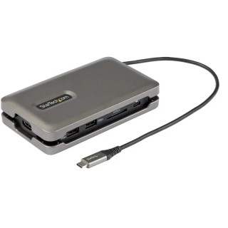 StarTech.com USB C Docking Station with 3840 x 2160 Pixel 4K HDMI, 3 USB 3.2 Ports, Gigabit Ethernet, SD Card DKT31CSDHPD3