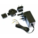 Brainboxes AC/DC Power Adapter Screw Lock 4mm Tip USB Terminal Block 12V DC Output 3A PW-400