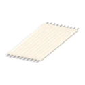 TE Connectivity Jumper Female Grey Flat Flexible Strip Jumper 10 Way 1 Row 2.54 mm Pitch 9-6474612-1