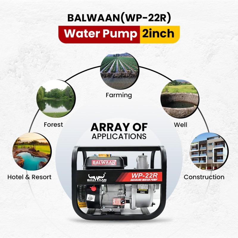 Balwaan WP-22R 7HP Water Pump, MTAK-EN-WA-4972