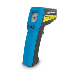 SAUERMANN. Infrared Thermometer, -40 °C to +500 °C, ±2°C Accuracy, Adjustable Emissivity, 1.5 V AAA Battery, RSCAL Si-TI3