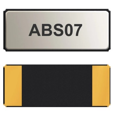 Abracon 32.768 MHz Crystal Unit Surface Mount 7 pF Load Capacitance 2-Pin 3.2 mm x 1.5 mm x 0.9 mm ABS07-32.768KHZ-7-1-T