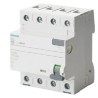 Siemens SENTRON 5SV3xxx Series Residual Current Circuit Breaker 63A 4-Pole 500 mA Type A 400V AC 5SV3746-6
