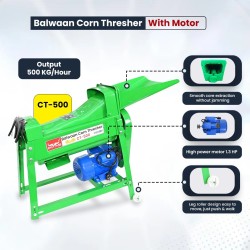 Balwaan Corn Thresher CT-500 With Motor (Green)