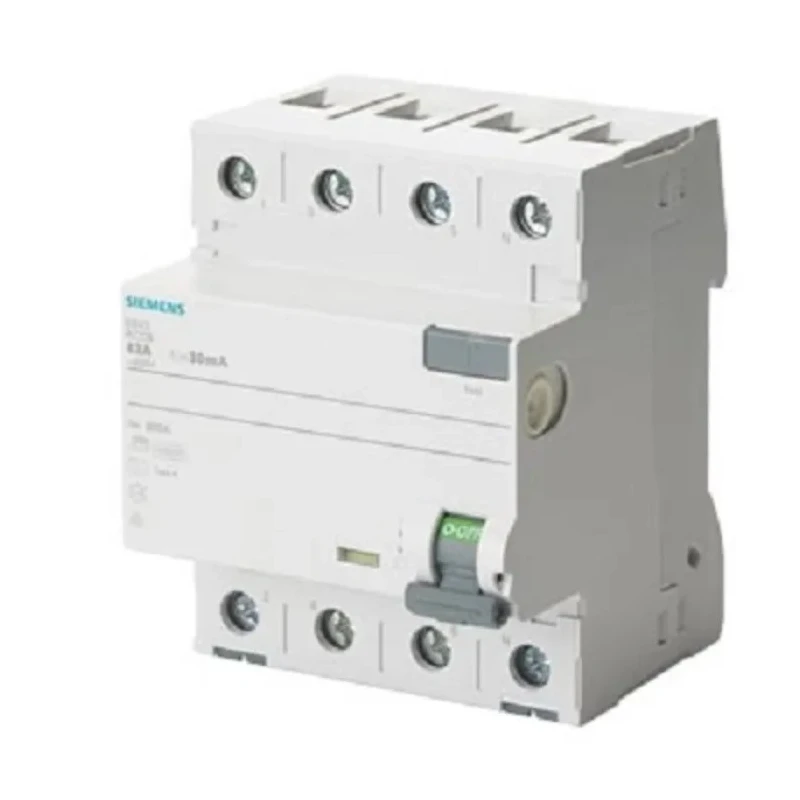 Siemens SENTRON 5SV3xxx Series Residual Current Circuit Breaker 80A 4-Pole 500 mA Type A 400V AC 5SV3747-6
