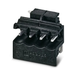 Phoenix Contact 5/4-G1L THRR44 BK MSTBO 2 Series Right Angle Solder Pluggable Terminal Block 4 Contacts 5 mm Pitch THRR44