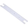 RS PRO 63A Solid Link for A3 Fuses Metal Bolted-Tag Fuse Shape 73 mm Fixing Centres 242-1061