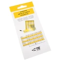 Idento Yellow Adhesive Self-Laminating Label Sheet 9mm x 14mm, Pack of 840, Model TEK 914