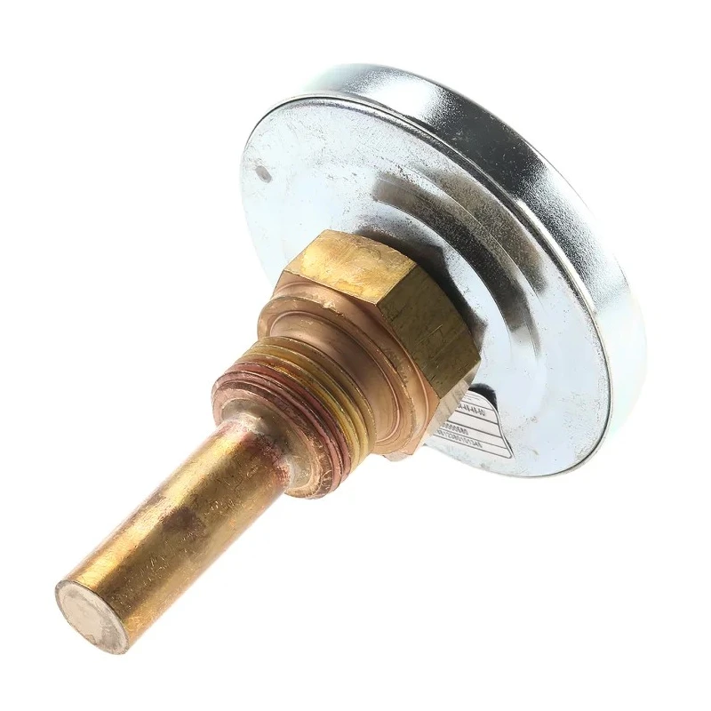Jumo Bimetallic Dial Thermometer 63mm Dial Size, 120°C Maximum Temperature 608001/0163-818-913-12-104-46-46-50/000