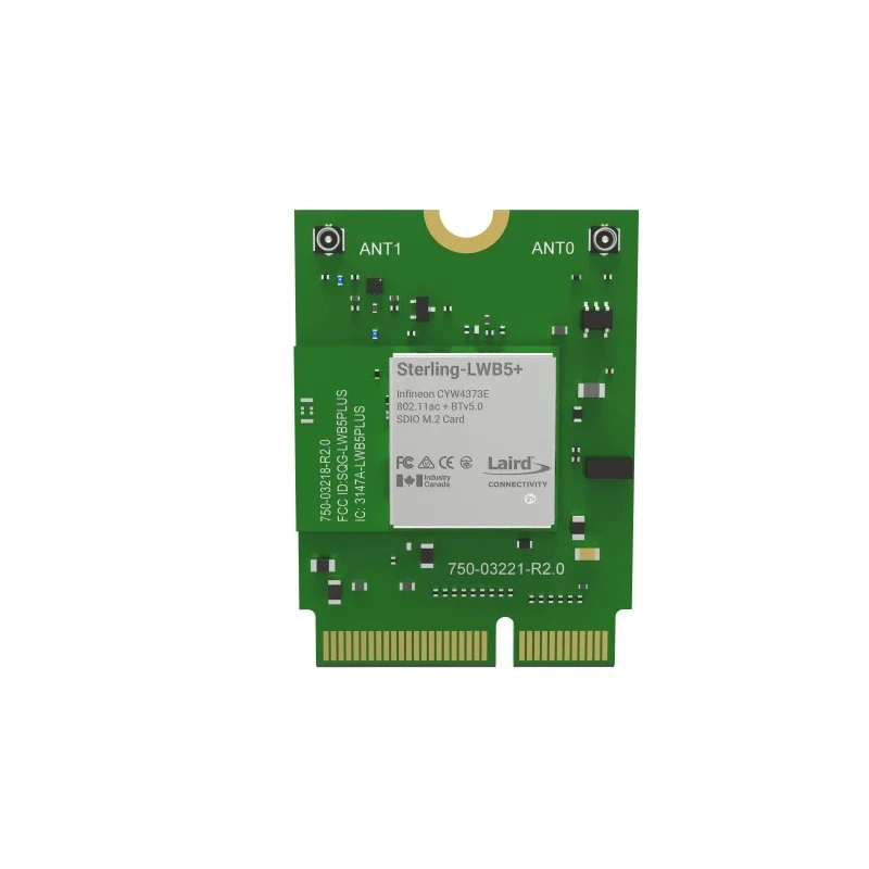Ezurio 3.3V WiFi & Bluetooth Module IEEE 802.11n/a/b/g/ac UART USB Interface 453-00048
