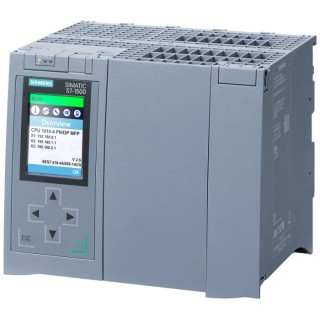 Siemens SIPLUS S7-1500 Series PLC CPU with 20 Inputs and 20 Outputs, 4MB Program Capacity, Display 6AG1518-4AX00-4AC0