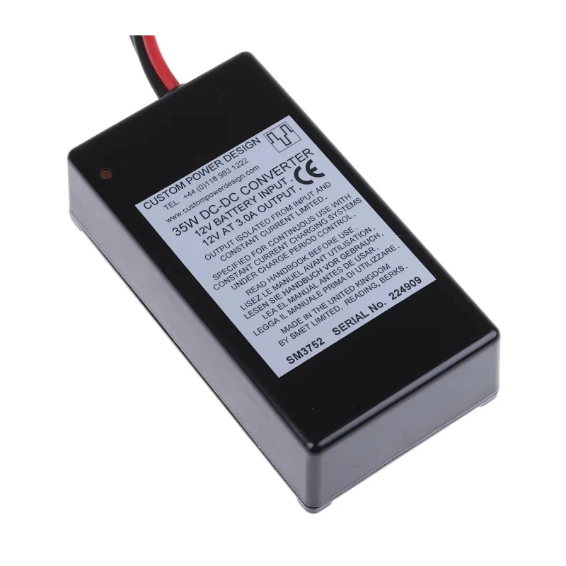 Custom Power Design Laptop Car Charger Plug-In Max Input 12V dc Max Output 12V dc, 3 A SM3752