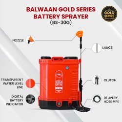 Balwaan Gold Series BS-30G Double Motor Battery Sprayer MTAK-BA-SP-5488