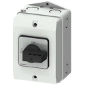 Siemens Switch Disconnector Enclosed 3 Pole 16 A RK5 Fuse Size Series 3LD 3LD2084-2GP21