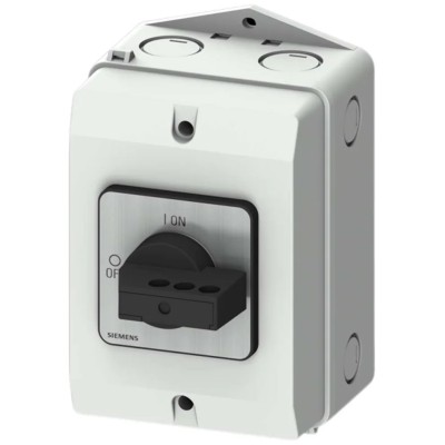 Siemens Switch Disconnector Enclosed 3 Pole 16 A RK5 Fuse Size Series 3LD 3LD2084-2GP21