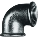Georg Fischer Galvanised Malleable Iron Fitting 90° Elbow Female G 1/4 in to Female BSPP 1/4 in 770090202